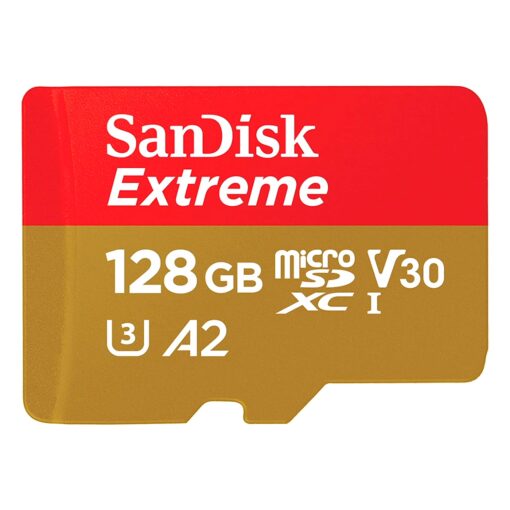 Tarjeta De Memoria Micro SD SanDisk Extreme 128GB 160MBs - SDSQXA1-128G-GN6MA
