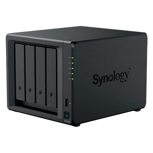 Alternative view of Servidor Nas Synology DiskStation DS925+ AMD Ryzen V1500B 4 Baias - Negro