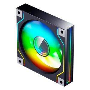 Cooler Fan Para Gabinete darkFlash DM20 - Negro - Imagen 2