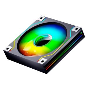 Cooler Fan Para Gabinete darkFlash DM20 - Negro - Imagen 3