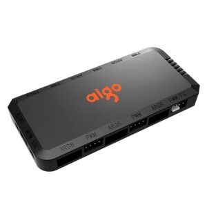 Controladora Aigo APC1 6 Puertas ARGB - Negro