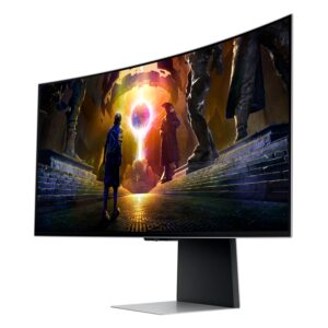 Monitor 34" Samsung Ls34dg856snxza Oled Wqhd Curved 0.03mps/175hz - Imagen 2