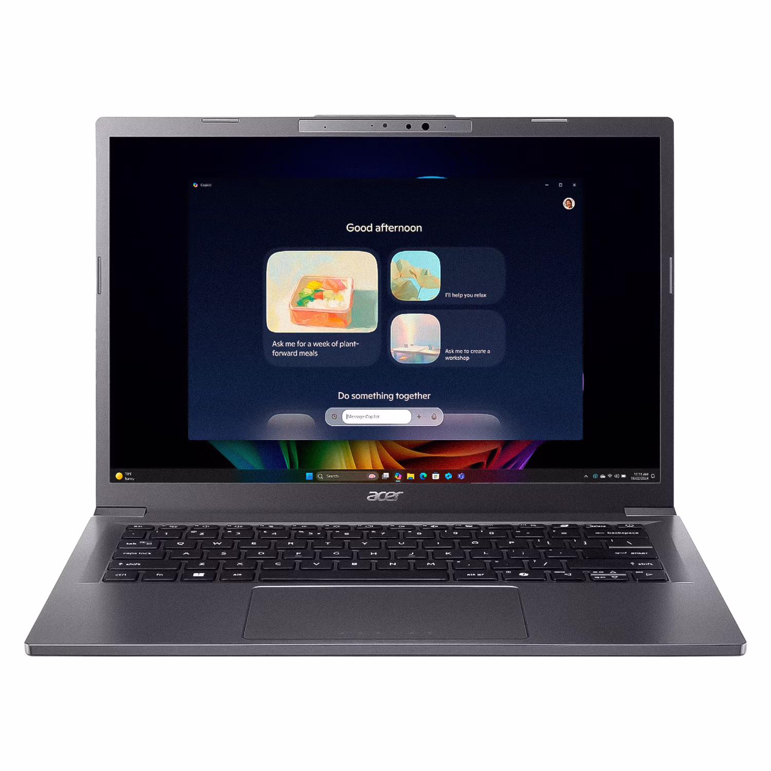 Notebook Acer A14-52mt-701k Ultra7-285 32gb/1tbssd/14"wuxga/w11/touch-gray