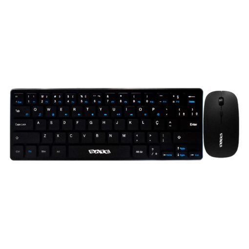Kit Teclado/mouse Satellite Ak-731 S/fio Port Black