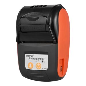 Mini Impresora Térmica PT-210 55mm - Naranja (Sem Caja) (burbuja)