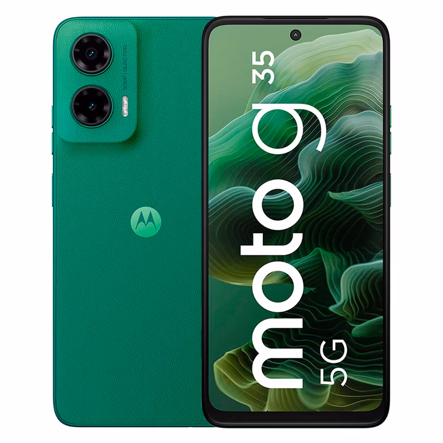 Smartphone Motorola G35 Xt-2433-5 5g Ss 8gb Ram 256gb 6.52" Green Cx.slim + Adp