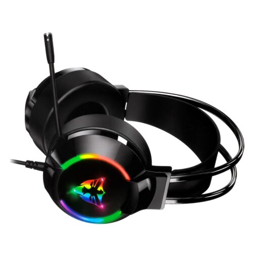 Alternative view of Headset Gamer Satellite AE-304 RGB USB - Negro