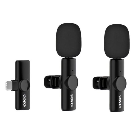 Micrófono Lapela Satellite A-MK231 USB-C Inalámbrico Para Smartphone - 2 Unidades