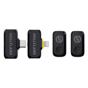 Micrófono Lapela Hollyland Lark A1 Combo Inalámbrico Para Smartphone - Negro - Imagen 2