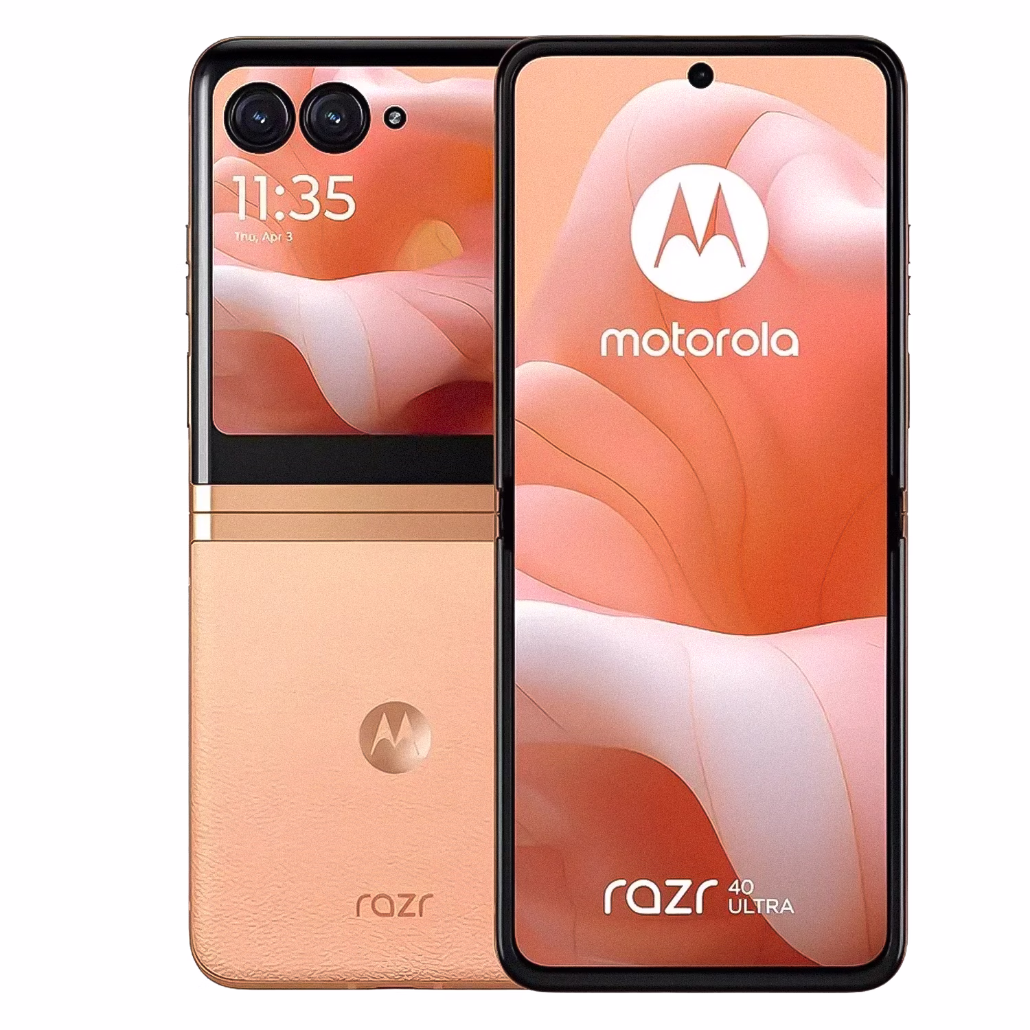 Smartphone Motorola Razr 40 Ultra Xt2321-1 Esim+ss/12r/512gb Peach Fuzz C/usa