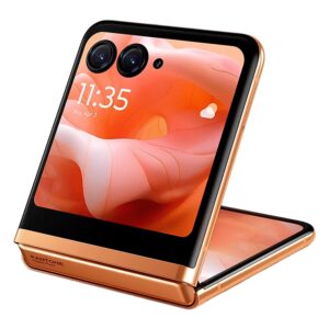 Smartphone Motorola Razr 40 Ultra Xt2321-1 Esim+ss/12r/512gb Peach Fuzz C/usa - Imagen 4
