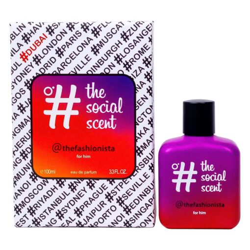 Perfume Social Scent The Fashionista Him Edp 100ml