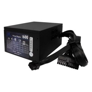 Fonte Mtek Psr-600 Atx 600w 80 Plus Pfc Activo Seni Modular Bivolt - Negro