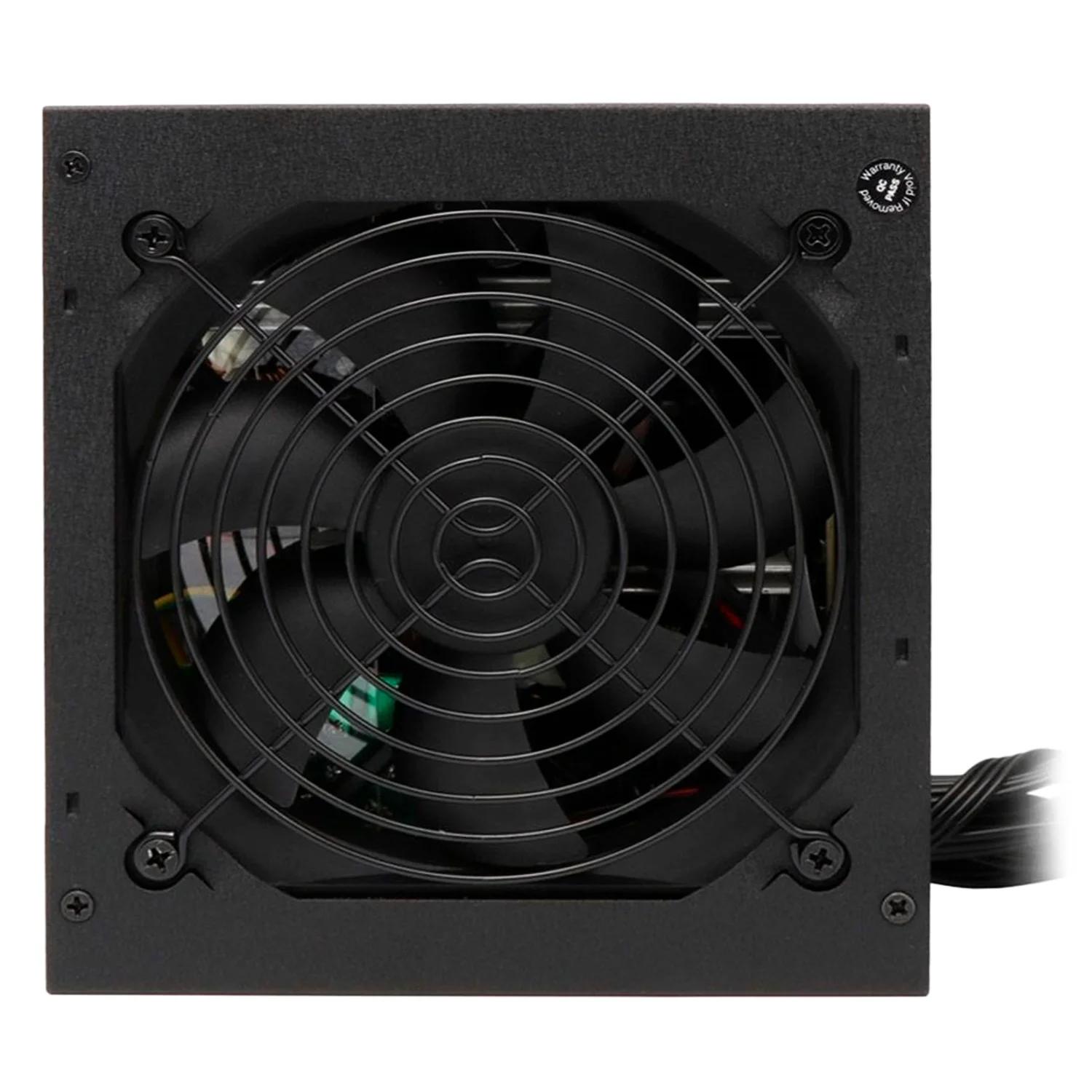 Fonte Mtek Psr-600 Atx 600w 80 Plus Pfc Activo Seni Modular Bivolt - Negro - Imagen 2