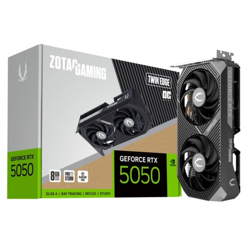 Tarjeta De Video Rtx-5050 8gb Gddr6 128bit Zotac Twin Edge Oc Zt-b50500h-10m