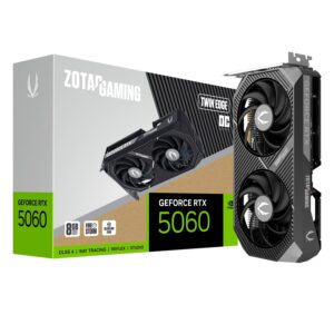 Tarjeta De Video Zotac Twin Edge OC NVIDIA GeForce RTX-5060 8GB GDDR7 - ZT-B50600H-10M