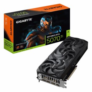 Placa De Video Gigabyte Windforce OC NVIDIA GeForce RTX-5070Ti 16GB GDDR7 - GV-N507TWF3OC-16GD