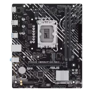 Placa Madre Asus Prime H610M-F D4 R2.0 Socket LGA 1700 Chipset Intel G610 DDR4 Micro ATX - Imagen 3