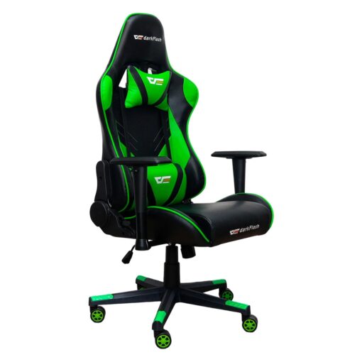 Alternative view of Silla Gamer darkFlash RC-360 - Verde