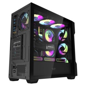 Gabinete Darkflash Ds900 Mesh Black (0fan) - Imagen 2