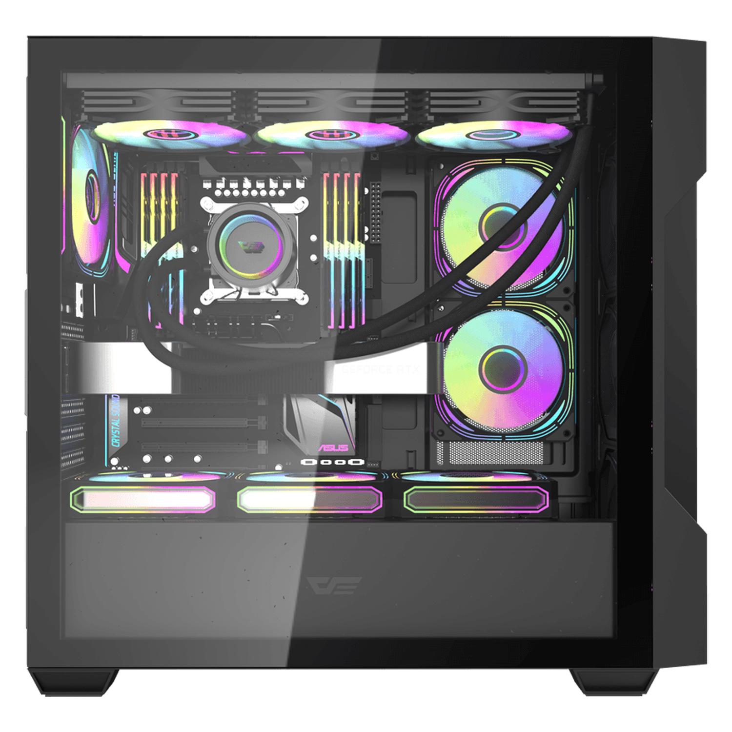 Gabinete Darkflash Ds900 Mesh Black (0fan) - Imagen 3