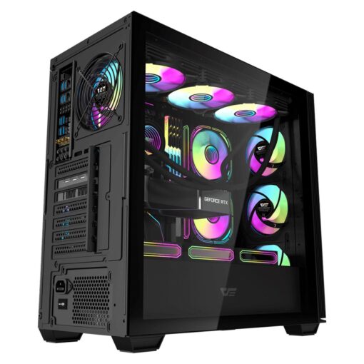 Alternative view of Gabinete Darkflash Ds900ws Black (0fans)