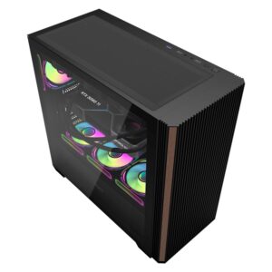 Gabinete Darkflash Ds900ws Black (0fans) - Imagen 3