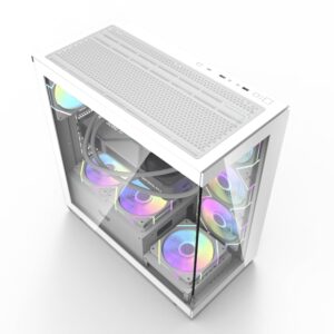 Gabinete Darkflash Ds900ws White (0fans) - Imagen 3
