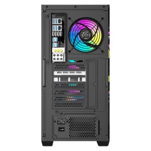 Gabinete Darkflash Ds900wd Black (0fans) - Imagen 4