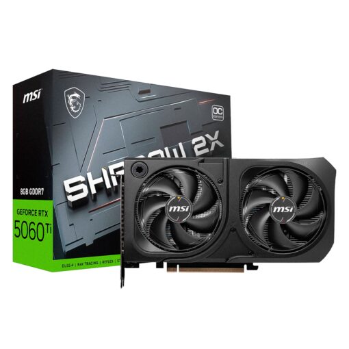 Tarjeta De Video Rtx-5060ti 8gb Gddr7 128bit Msi Shadow 2x Oc Plus 912-v536