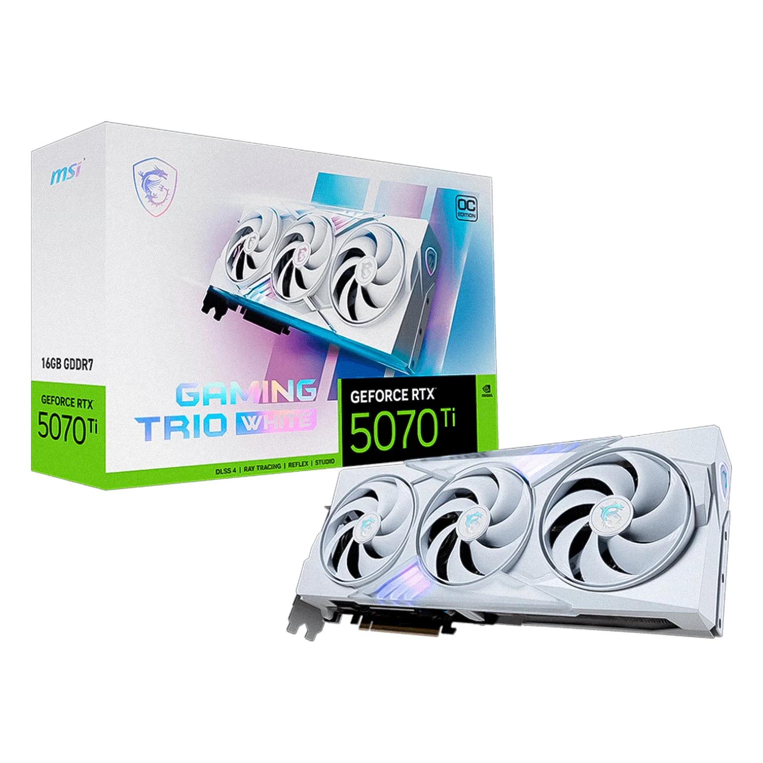 VGA RTX-5070TI 16GB GDDR7 256BIT MSI GAMING TRIO OC WHITE 912-V53