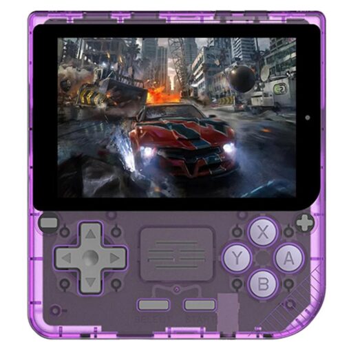 Consola Port Powkiddy V10 64gb 3.5" Multi-plataf 5mil Juegos Purple