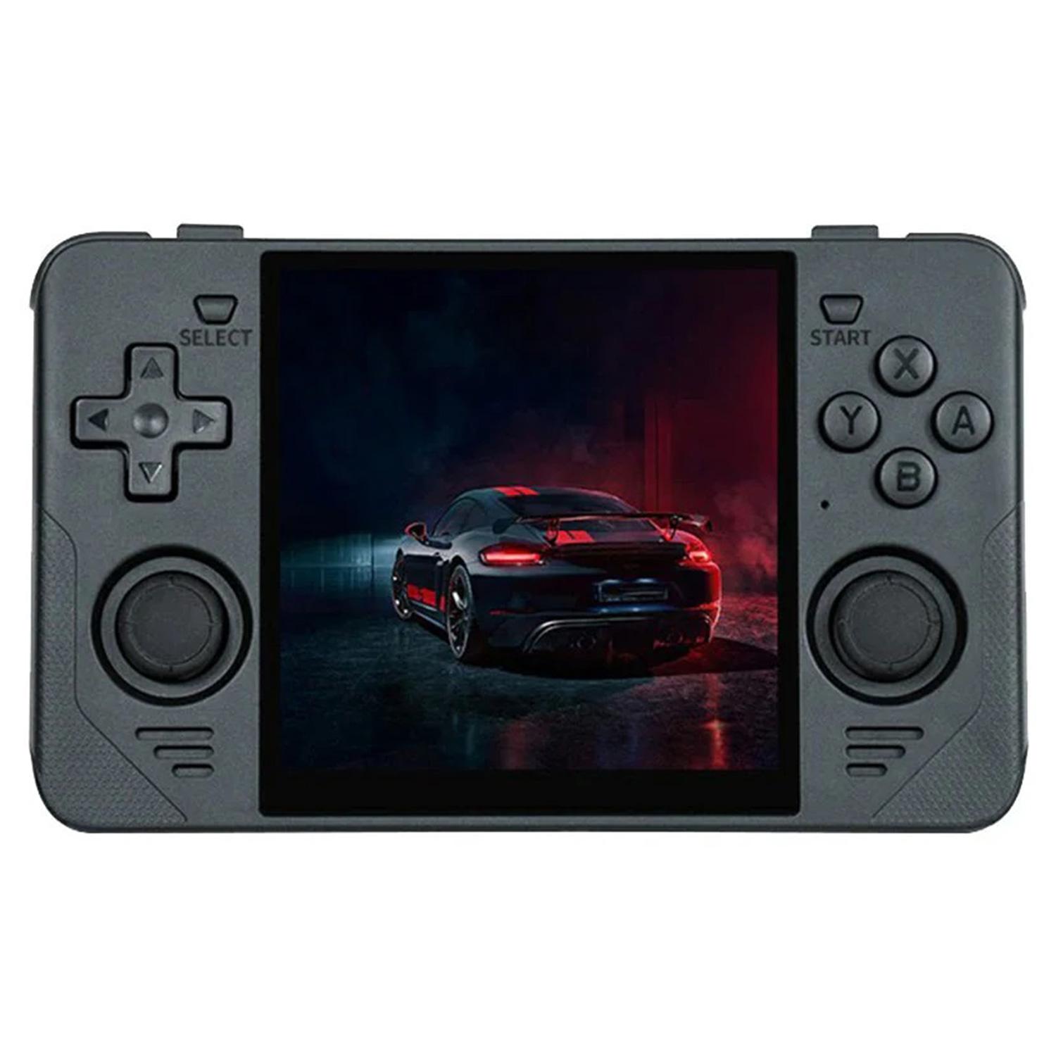 Consola Port Powkiddy Rgb30 64gb 4" Multi-plataf 10mil Juegos Black