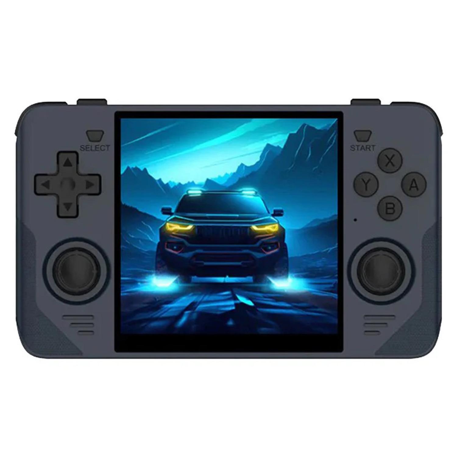Consola Port Powkiddy Rgb30 64gb 4" Multi-plataf 10mil Juegos Blue