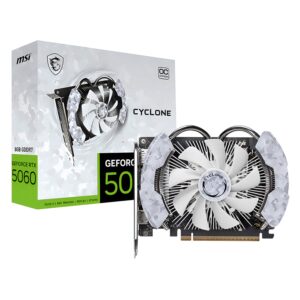 Tarjeta De Video MSI Cyclone OC NVIDIA GeForce RTX 5060 8GB GDDR7 - 912-V812