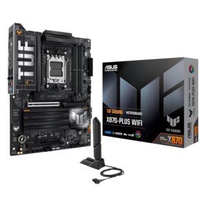 Placa Madre Asus Tuf Gaming X870E-Plus WiFi 7 Socket AM5 Chipset AMD X870E DDR5 ATX