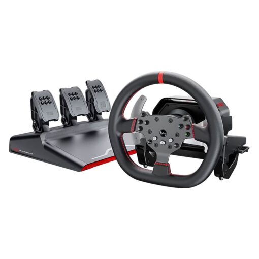 Volante Y Pedal PXN V10 Pro Para PC / PS4 / Xbox One / Xbox Series - Negro