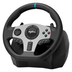 Kit Simulador PXN V9 Para PC / PS3 / PS4 / Xbox One / Xbox Series / Switch - Negro (Volante + Pedal + Cambio) - Imagen 2