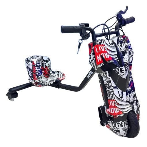 Triciclo Elétrico Hye Hy-tr02 8.5" 250w - Negro Y Blanco