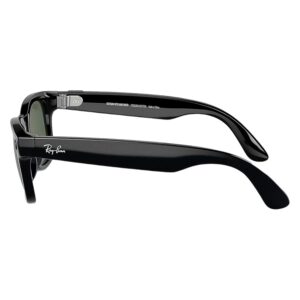 Lentes Smart Ray-ban Meta Wayfarer Rw4006 Shiny Black/g-15 Green - Imagen 4
