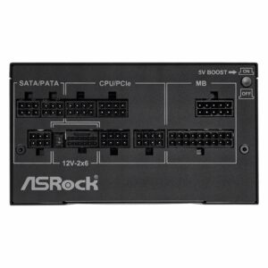Fuente ASRock PG-750G ATX 750W 80 Plus Gold Full Modular - Negro - Imagen 3