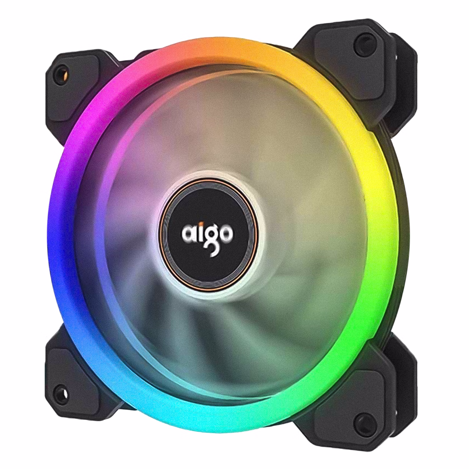 Cooler Fan Para Gabinete Aigo Dr12 Rgb - Negro