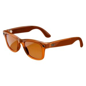 Gafas Smart Ray-ban Meta Wayfarer Large Shiny Caramel Polar/brown - Imagen 2