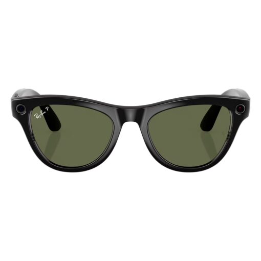 Lentes Smart Ray-ban Meta Skyler Rw4010 Black Green Polarized