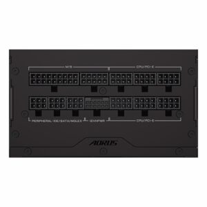 Fuente De Poder Gigabyte Aorus Elite P1000w Gp-ae1000pm Atx 1000w 80 Plus Platinum Pfc Activo Full Modular Bivolt - Negro - Imagen 2