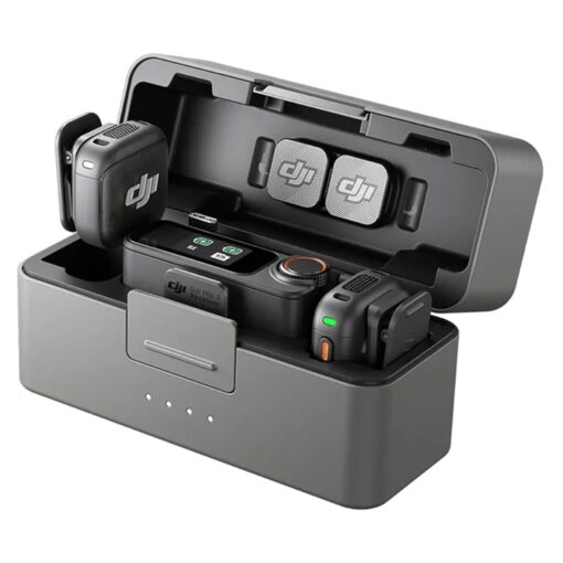 Microauriculares Lapela Dji Mic 3 Inalámbrico + Capa - Negro (2tx + 1rx)
