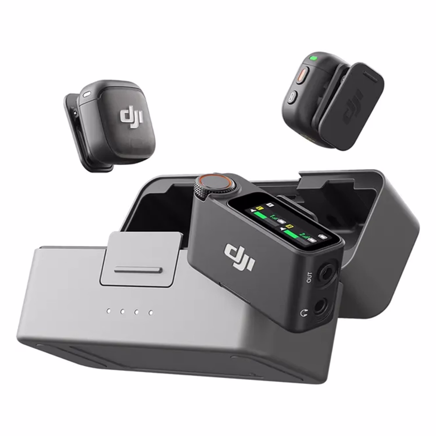Alternative view of Microauriculares Lapela Dji Mic 3 Inalámbrico + Capa - Negro (2tx + 1rx)