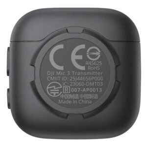 Micrófono Lapela DJI Mic 3 Inalámbrico - Negro - Imagen 4