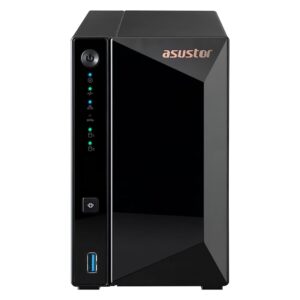 Servidor NAS Asustor AS3302T V2 Realtek RTD1619B 2 Baias - Negro - Imagen 2