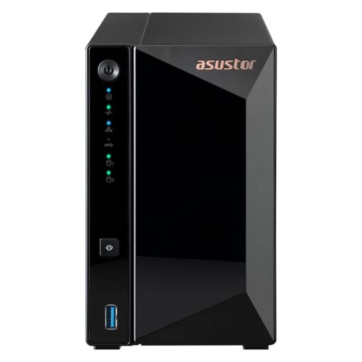 Alternative view of Servidor NAS Asustor AS3302T V2 Realtek RTD1619B 2 Baias - Negro